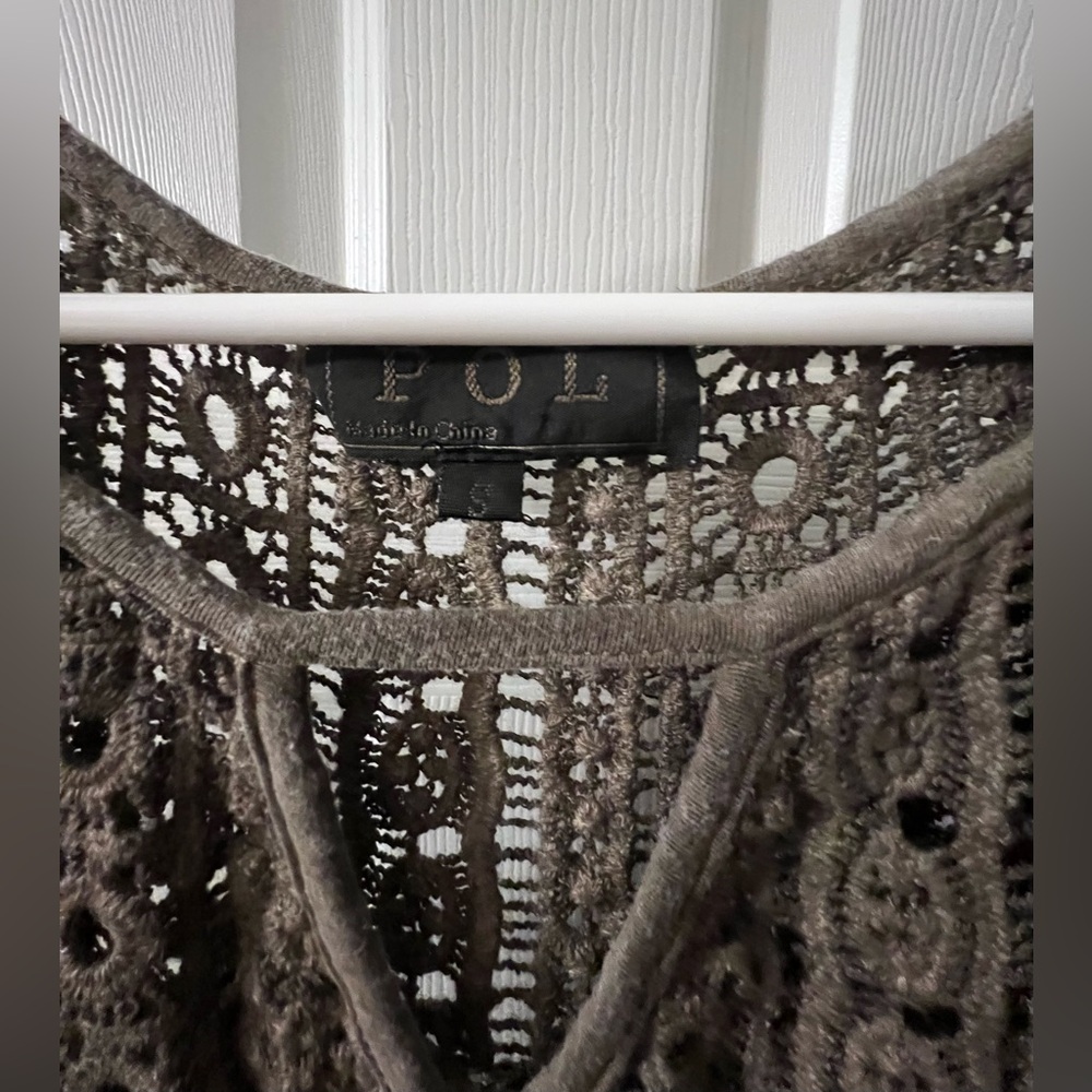 Pol Boho Crochet Tank - image 3